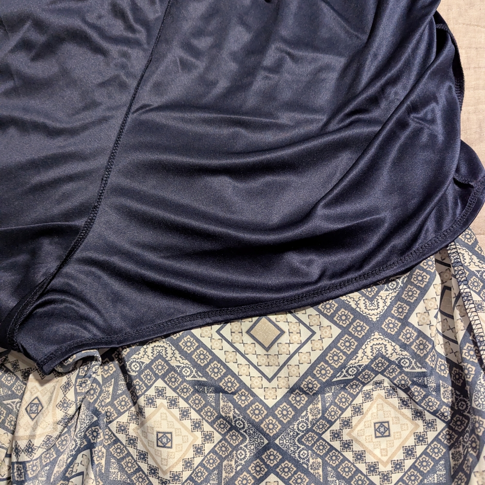 Cato Black and Gray Geometric Jumpsuit - Picture 3 of 4